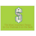 Dollar Sign $100 Bill Photo Hand Mirror (2.5" x 3.5")